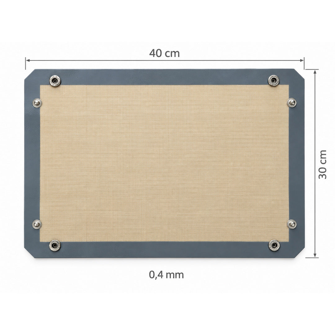Maße 40 × 30 cm, Stärke 0,4 mm